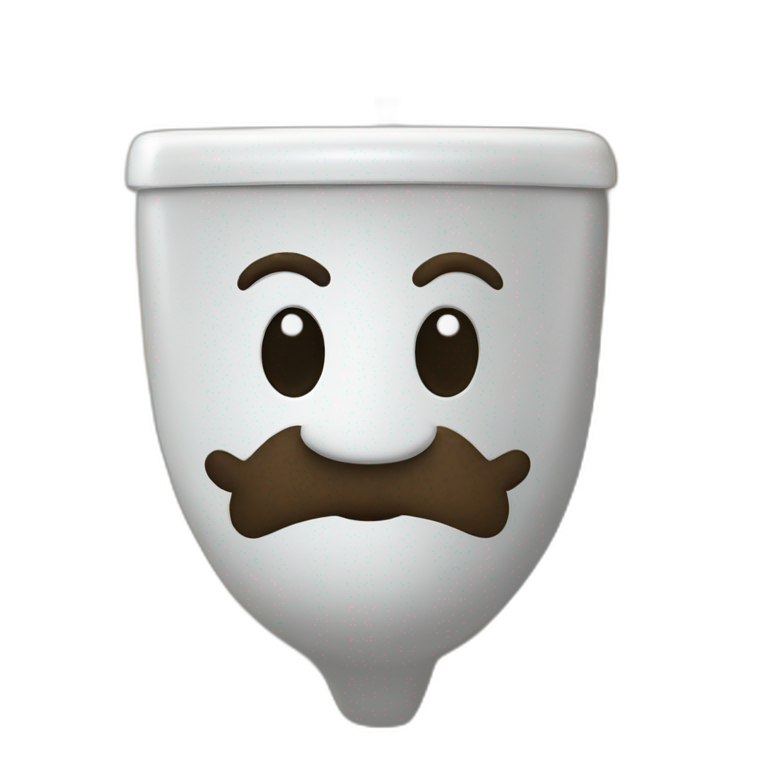 Mario bro's on toilets emoji