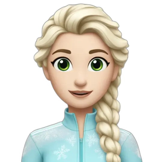 elsa with adidas emoji AI Emoji Generator