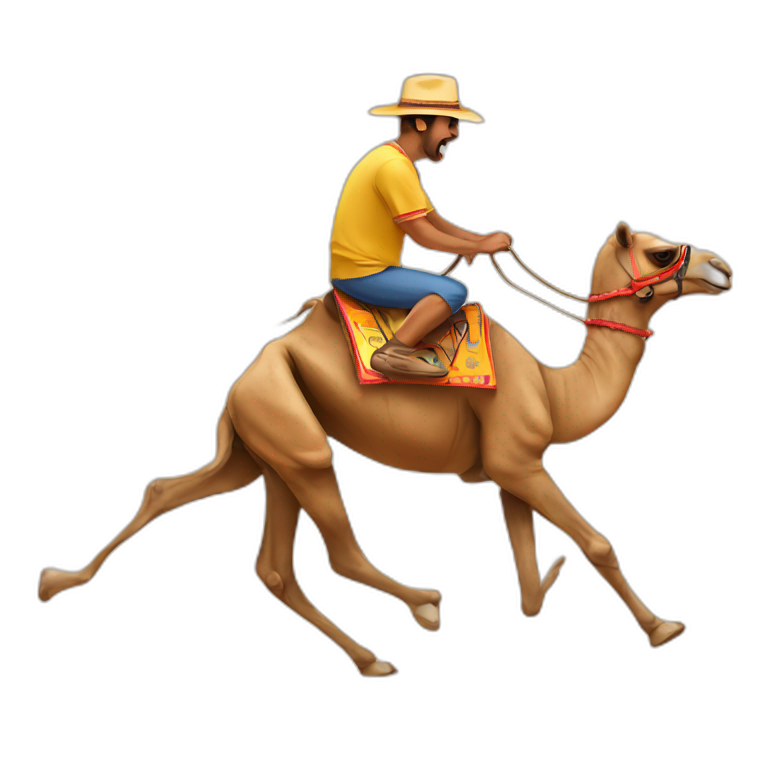 camel racing emoji
