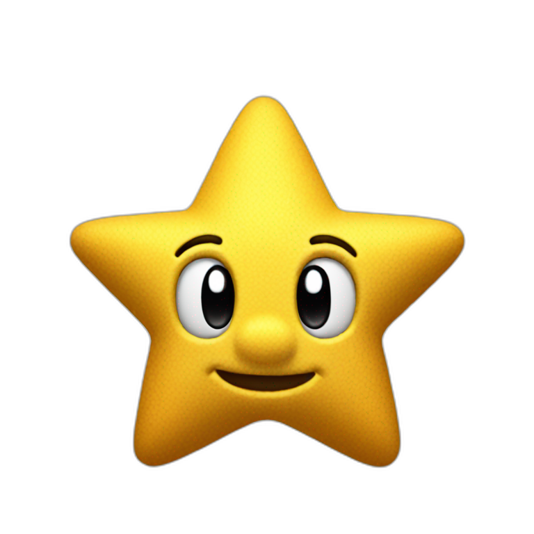 Mario star emoji