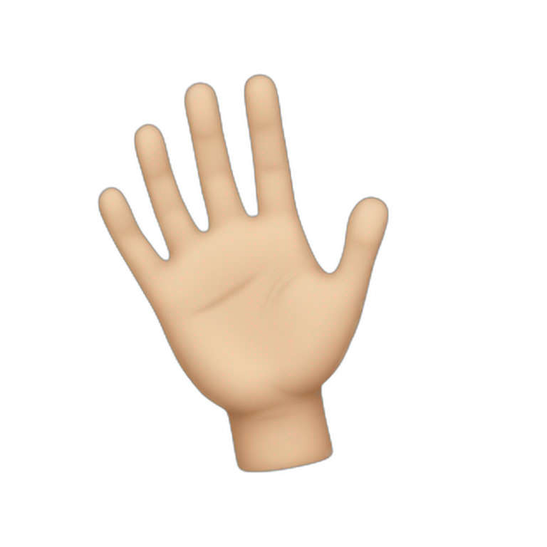 hand for you emoji
