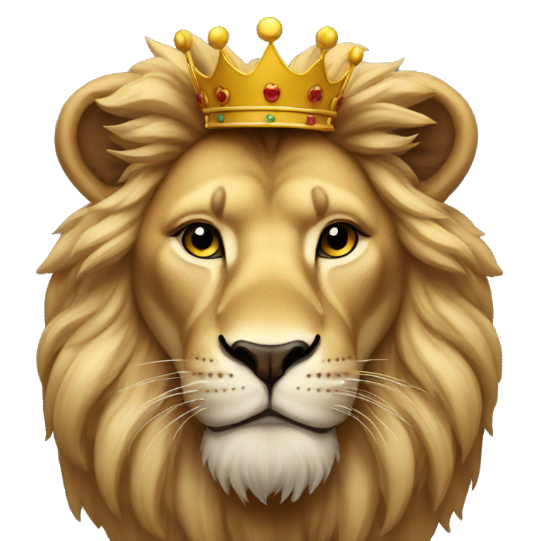 lion with a crown emoji