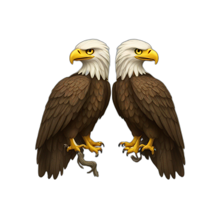 two-headed eagle emoji