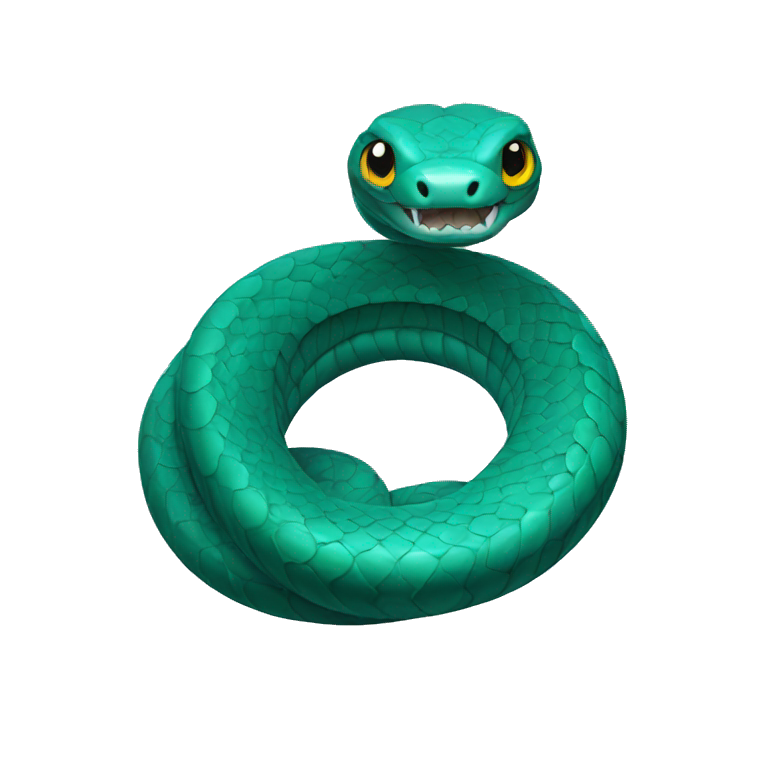 teal snake leviathan emoji