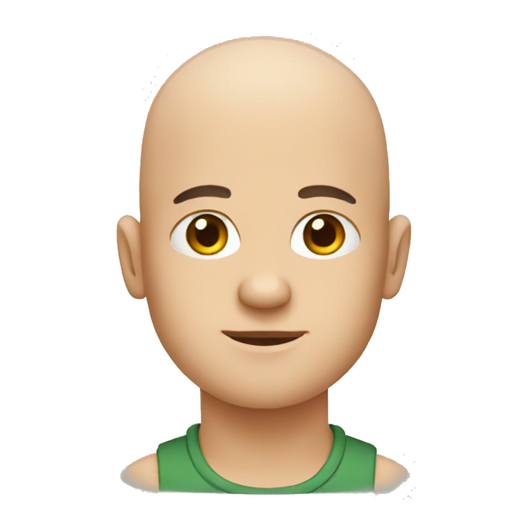 bald person emoji