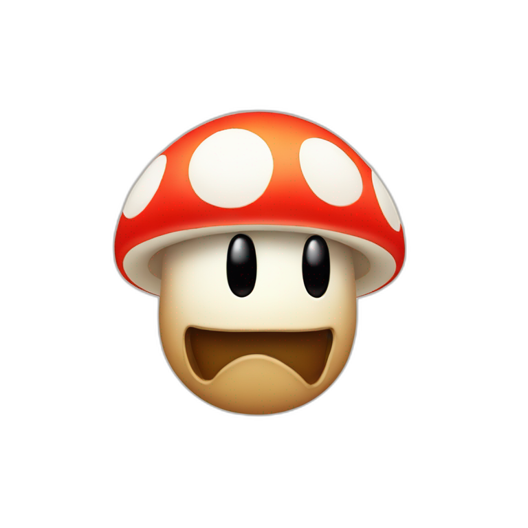 Champignon Mario emoji