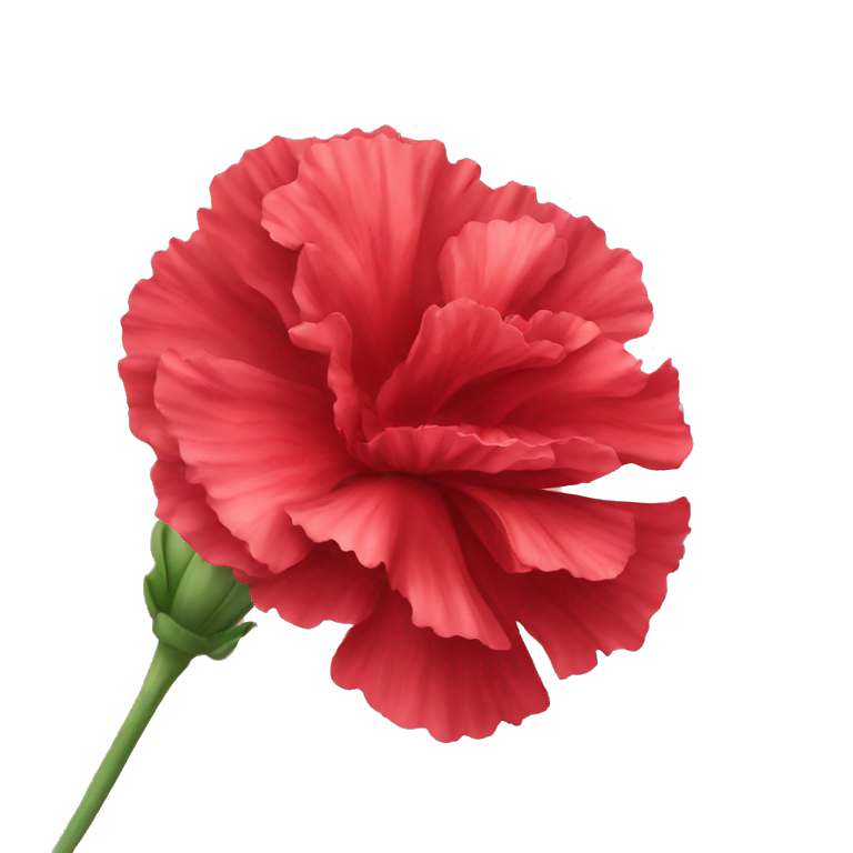 red carnation flower emoji ios emoji