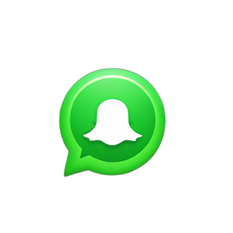 whatsapp logo with plants emoji