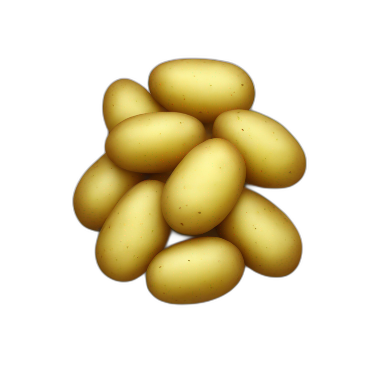 Plate of potatoes emoji