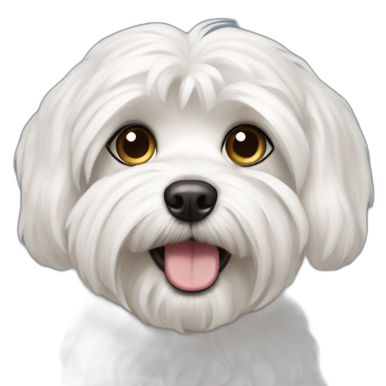 Maltese dog emoji