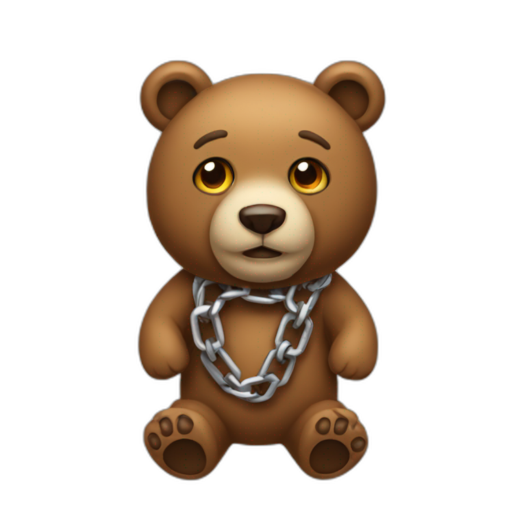 chain-bear emoji