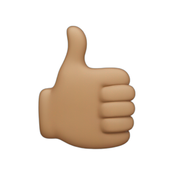 Thumbs up emoji