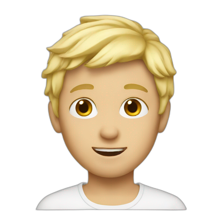 blond haired boy emoji