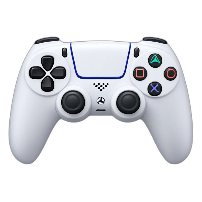 PlayStation 5 controller emoji
