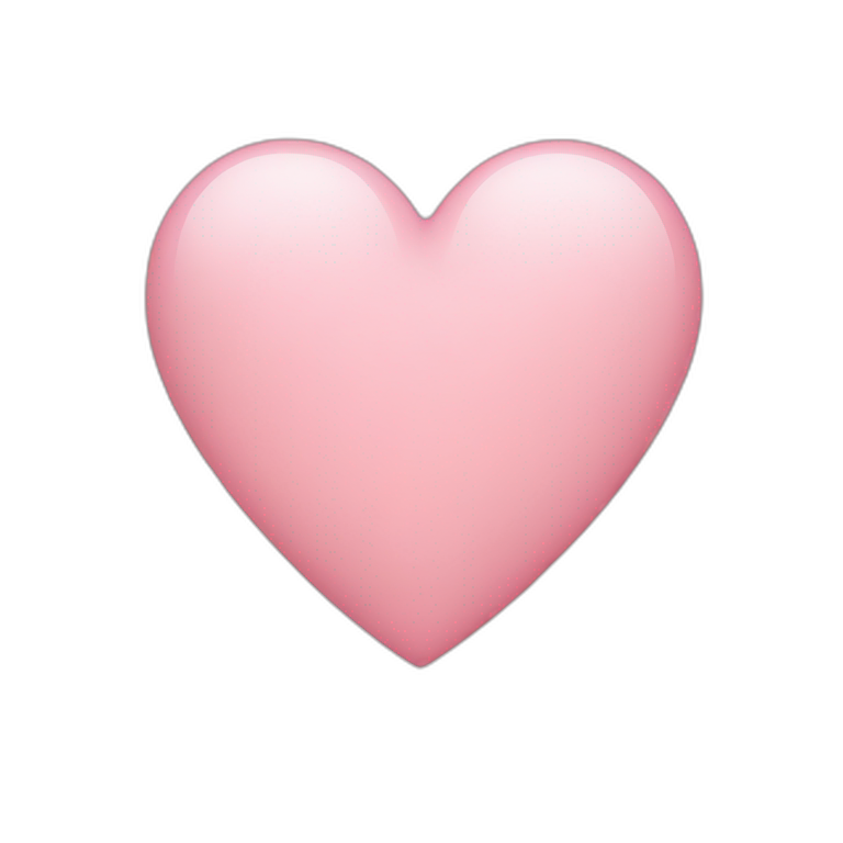Light Pink Heart emoji