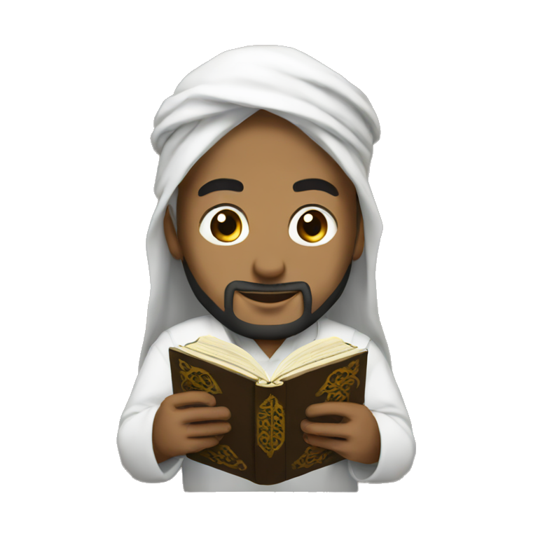  Muhammad and his Quran emoji