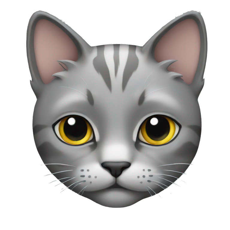 cat grey emoji