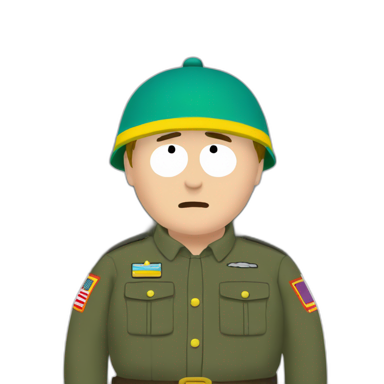 Cartman Deutsch army emoji