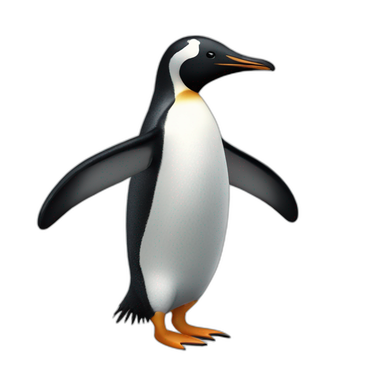 Pingüino enfadado emoji