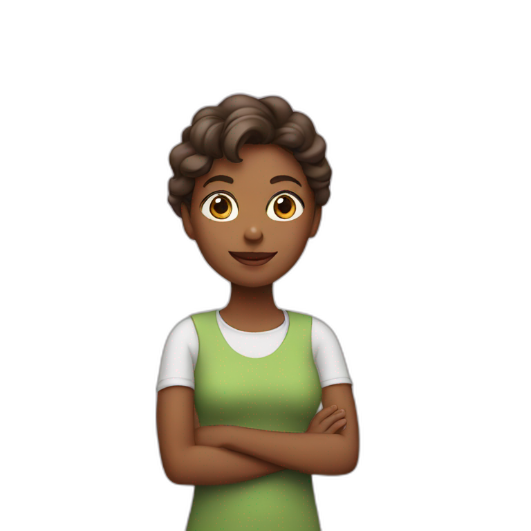 woman with childrens emoji