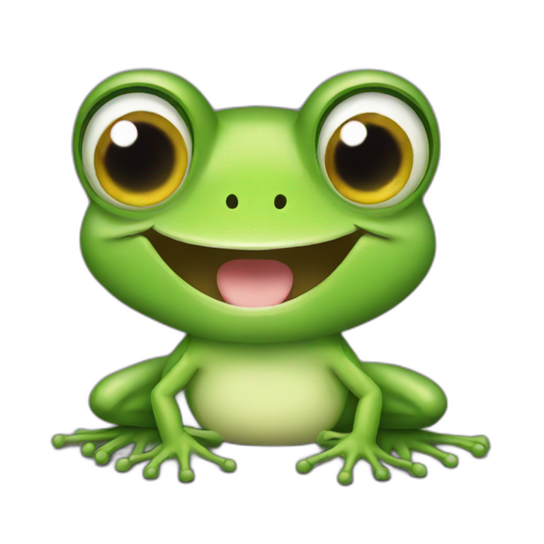 frog happy emoji