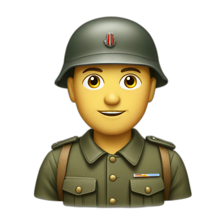 German soldier from 1939 emoji