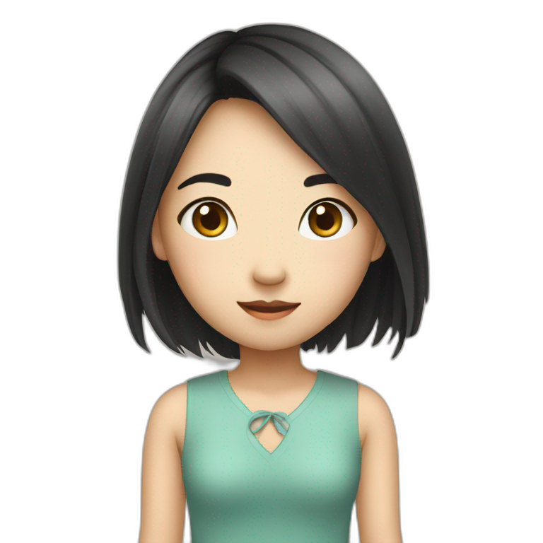 cute Asian Girl emoji