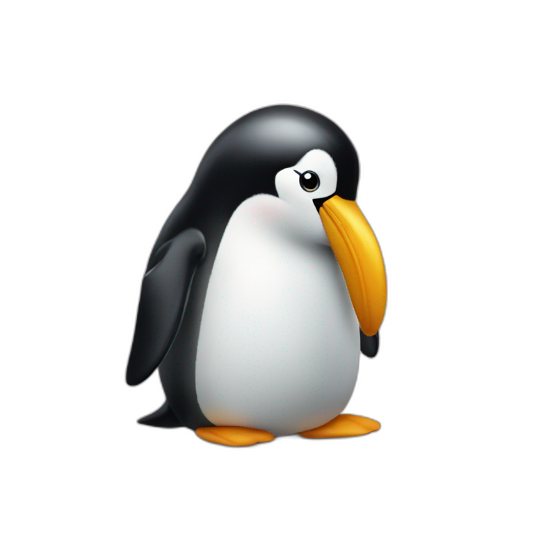 pinguin-send-a-kiss emoji