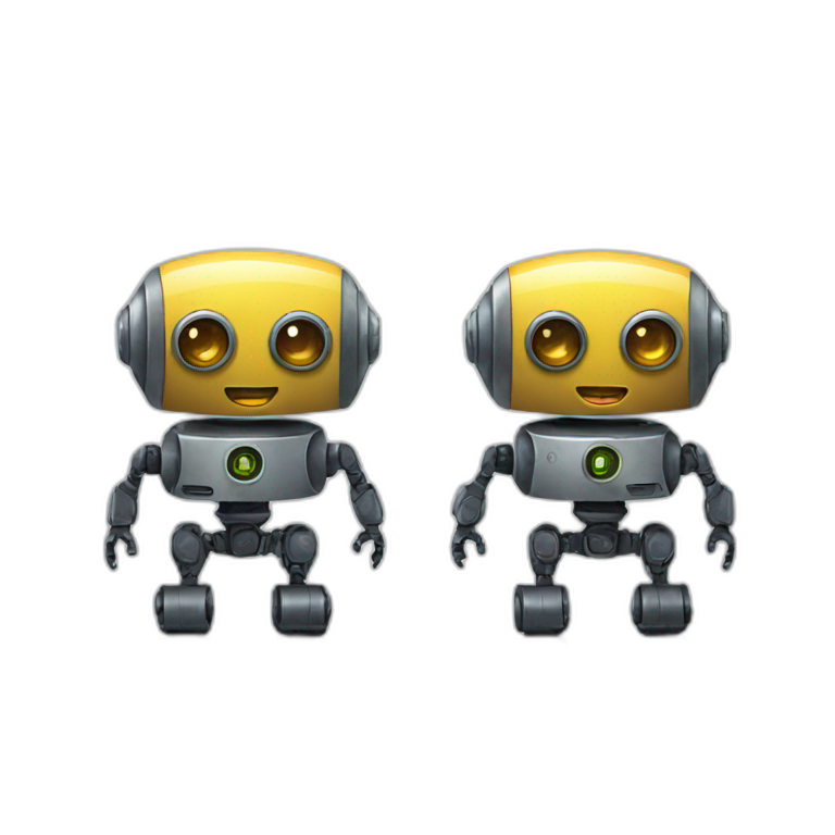 two robots emoji