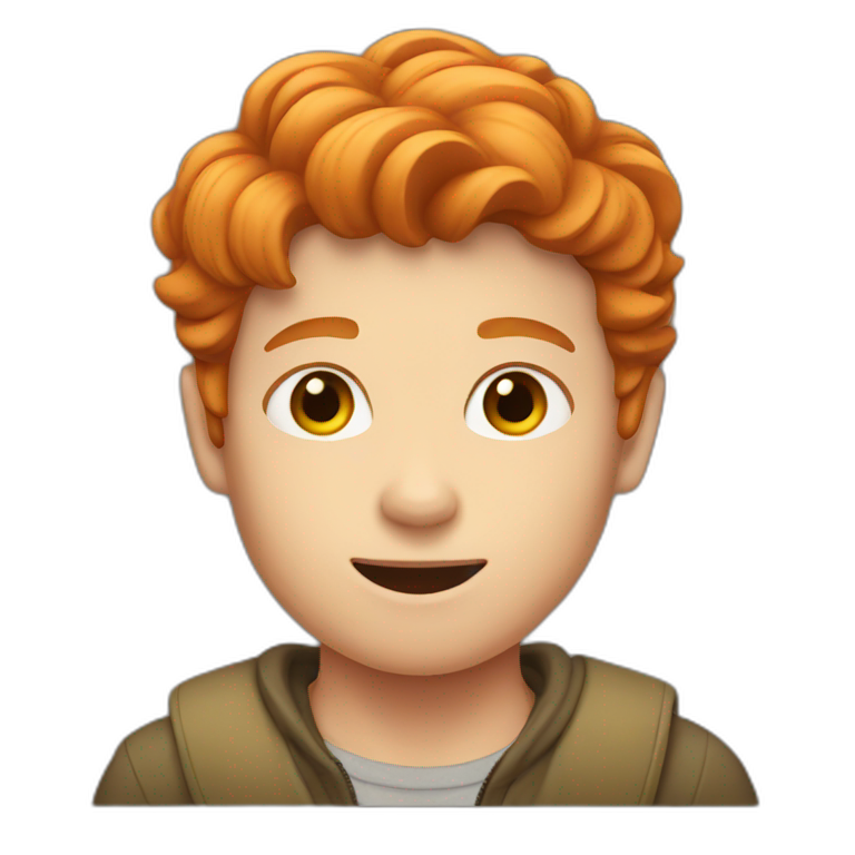 Ginger boy emoji