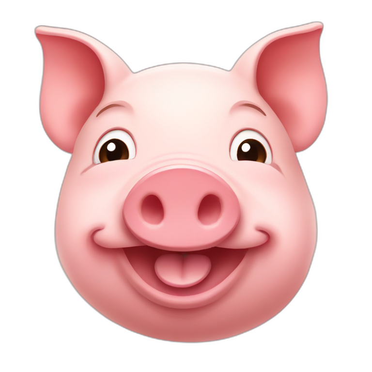 happy animal pig emoji