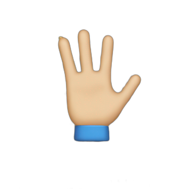 democracy for finger emoji