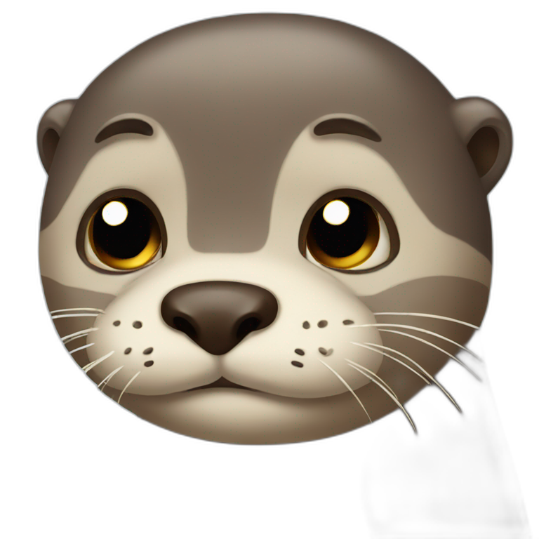 sad otter emoji