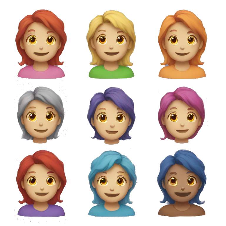 7 colours emoji