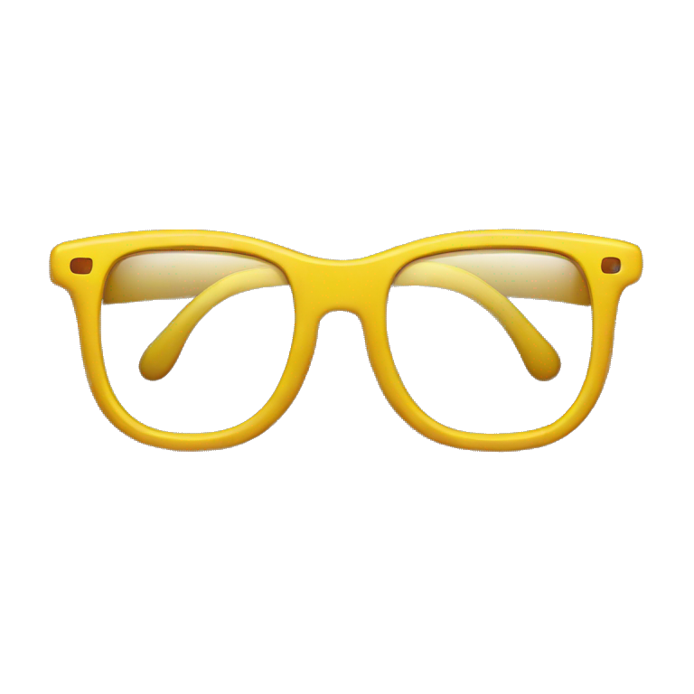 yellow smiley with glasses emoji