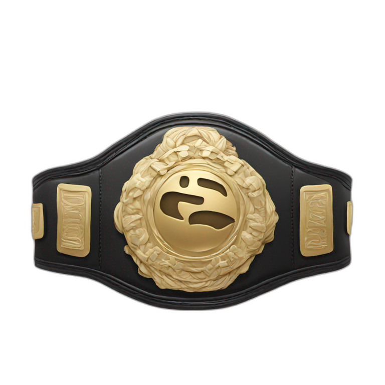 championship belt emoji