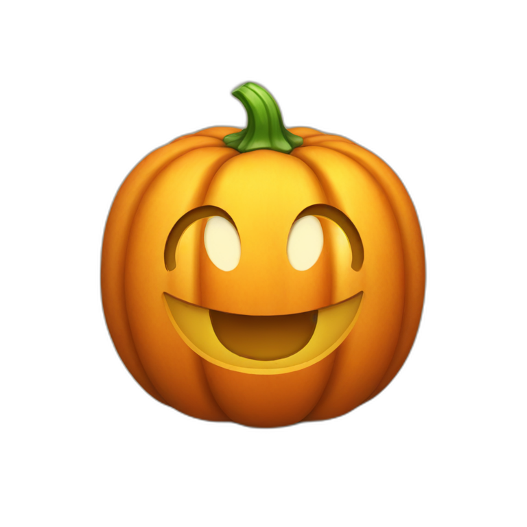 Happy cute pumpkin emoji | AI Emoji Generator