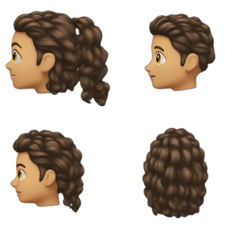 hair emoji