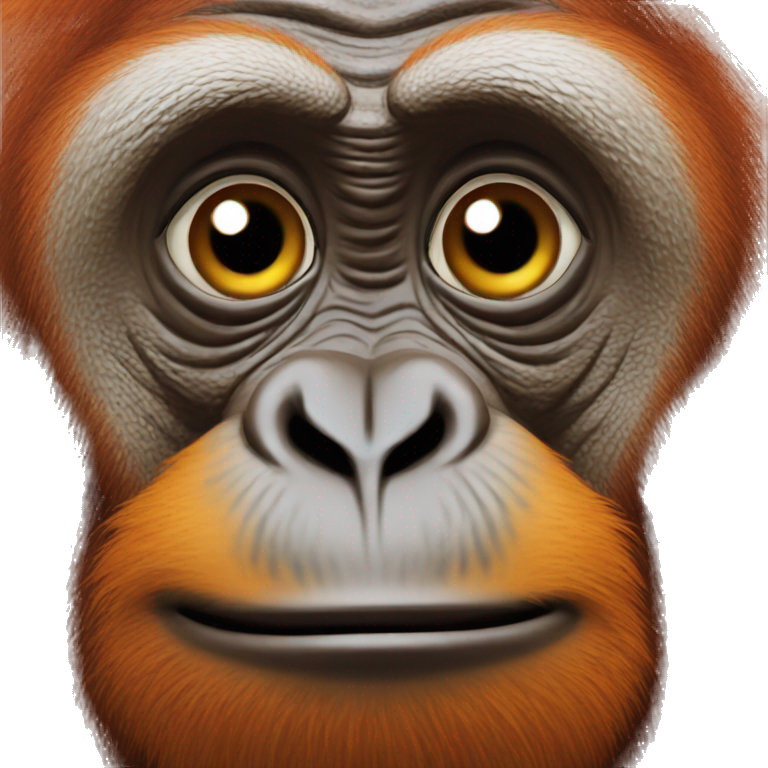 Slim orangutan  emoji