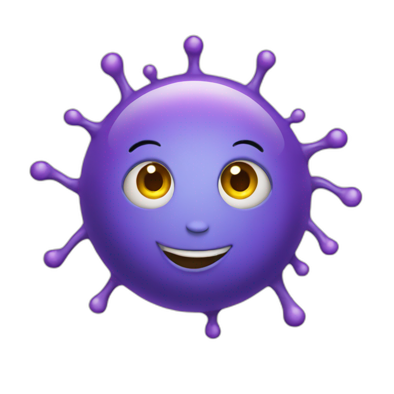 Human cell happy emoji