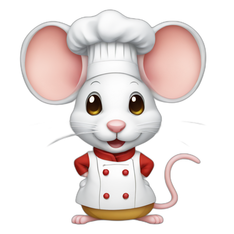 mouse the chef emoji
