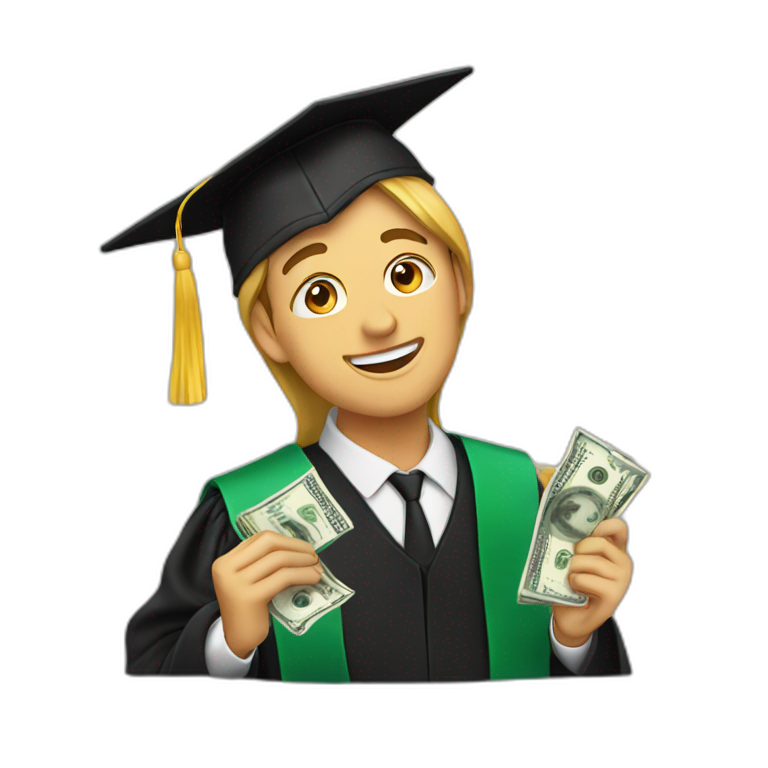 money graduate emoji