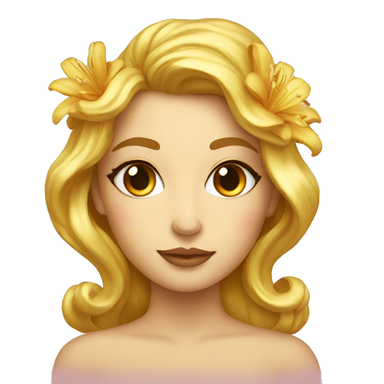 gilded lily emoji