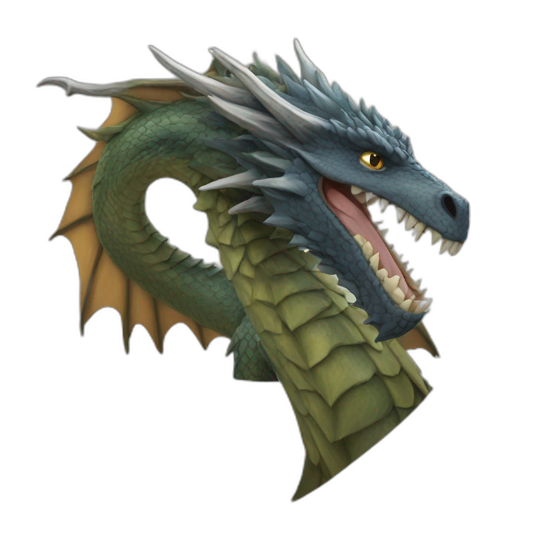 Dragon of game of thrones emoji