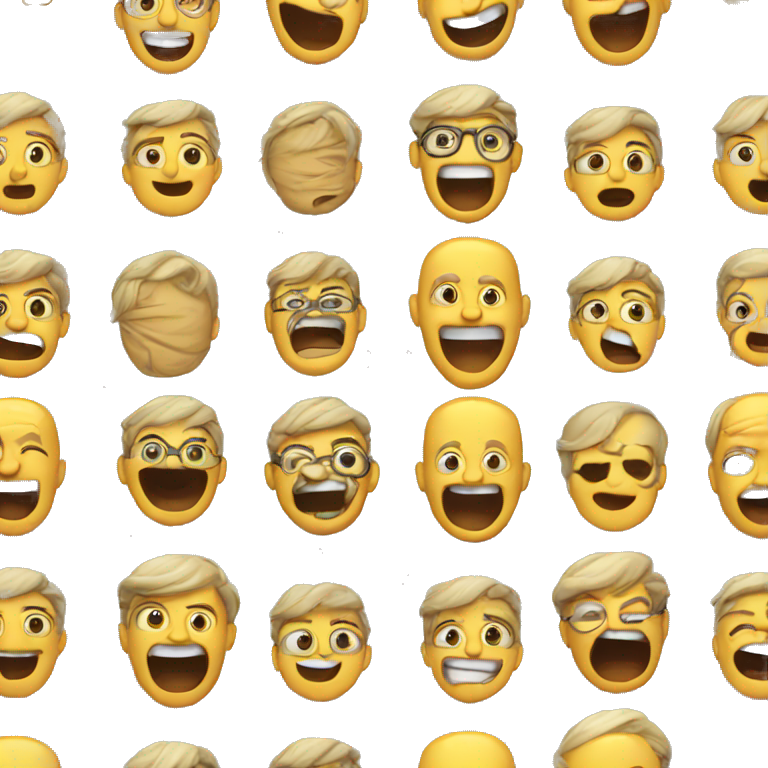 judging but also laughing emoji