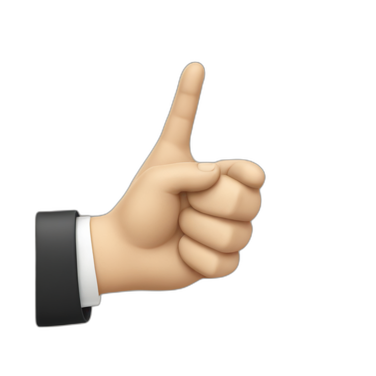 winston churchill hand pointing right emoji