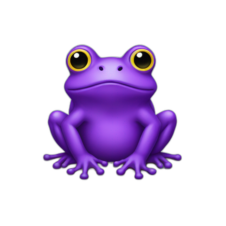 purple frog emoji