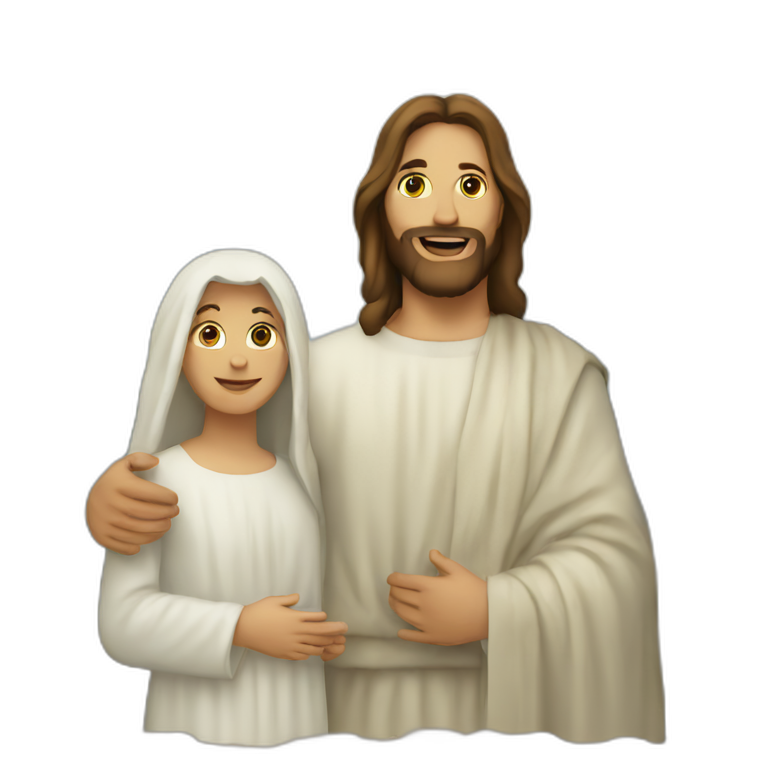 Jesus and Mary  emoji