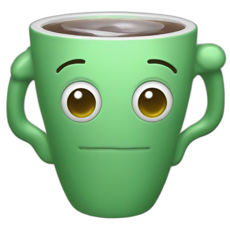 Buble tea green emoji
