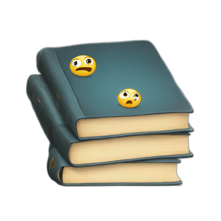 book panic emoji